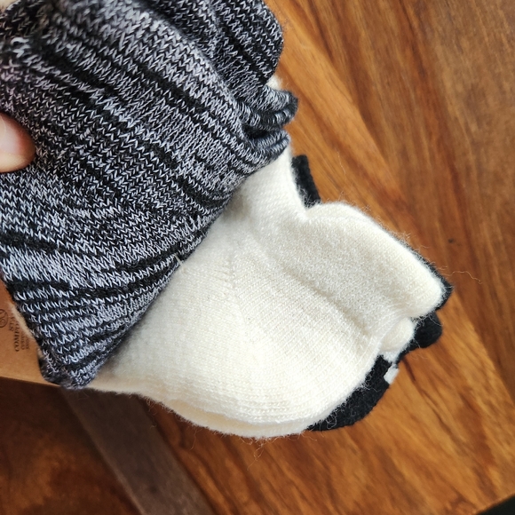 Cute Hedgehog No Show Socks Born Size 4-10 Wool Blend 4 Pair NWT - Picture 5 of 7